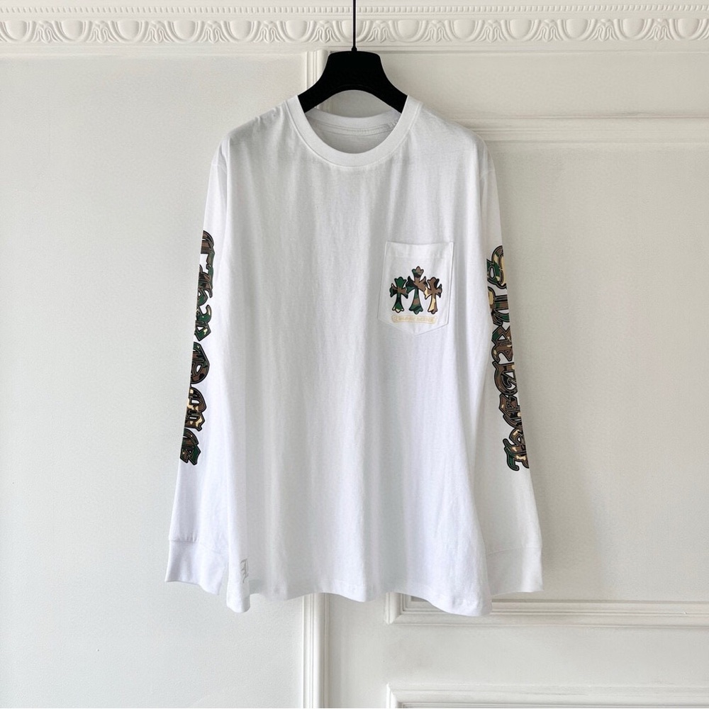 CH Cross long sleeve hoodie T-shirt
